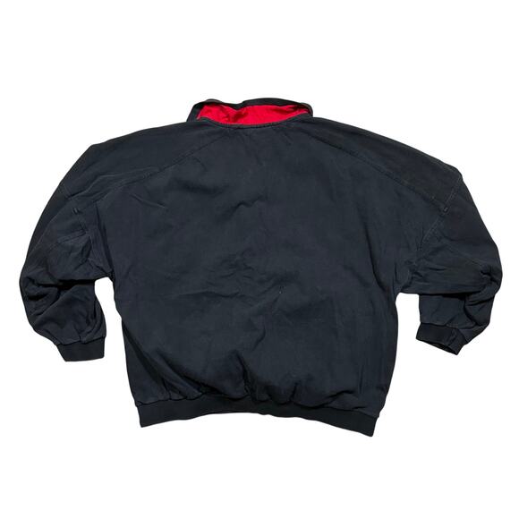 Vintage 90s Nike Niketown Chicago Black Quarter Zip Sweatshirt - Picture 4 of 4